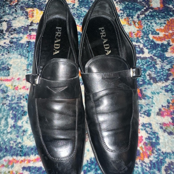 Prada loafers used size 7 - Picture 1 of 3